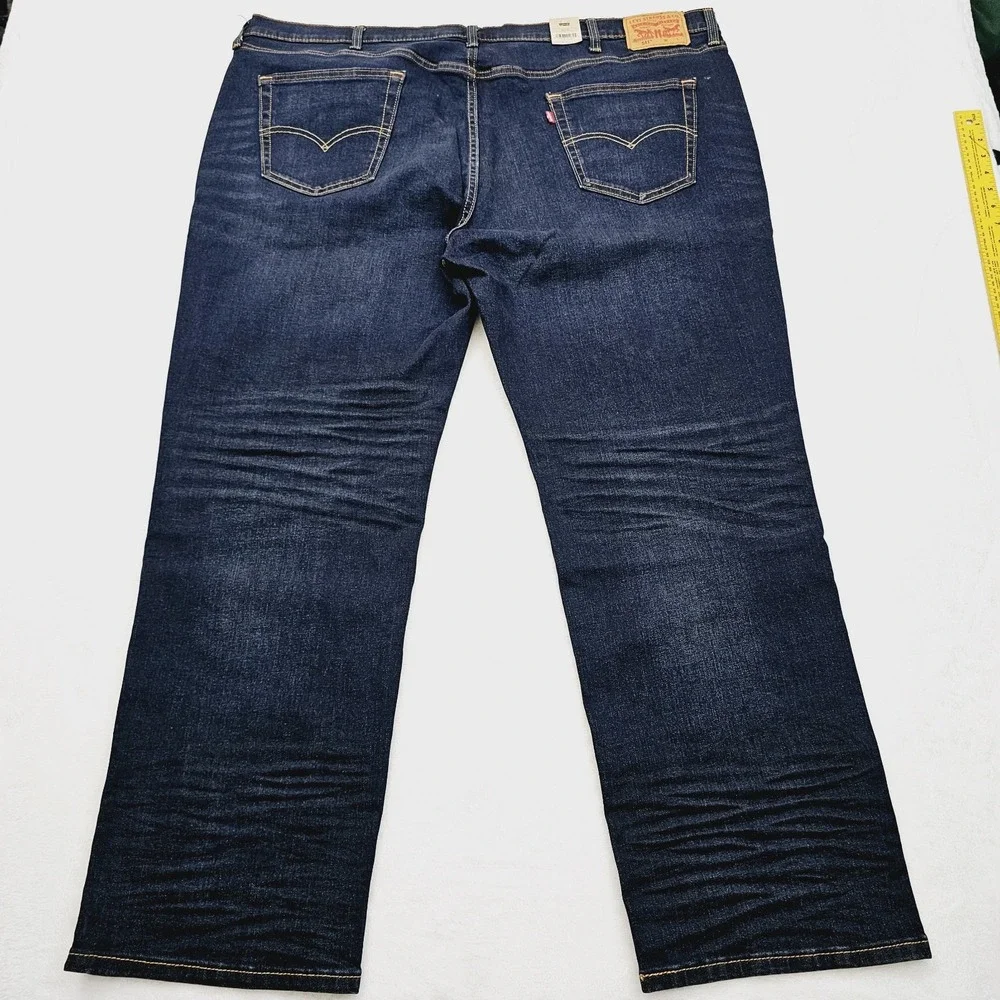 NEW Levis Mens 48W 31L Athletic Taper Jeans Denim‎ Blue Flex
